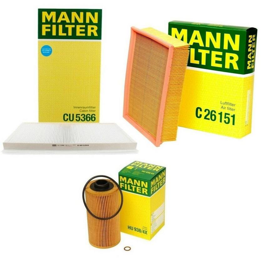 BMW Filter Service Kit LR032199 - MANN-FILTER 1790177KIT